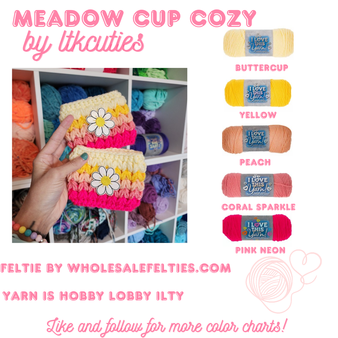 Cup Cozy Color Chart