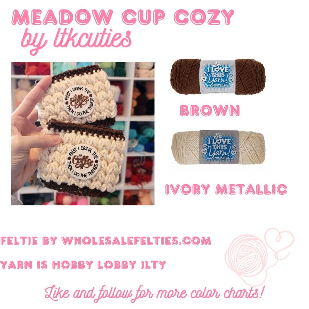 Cup Cozy Color Chart