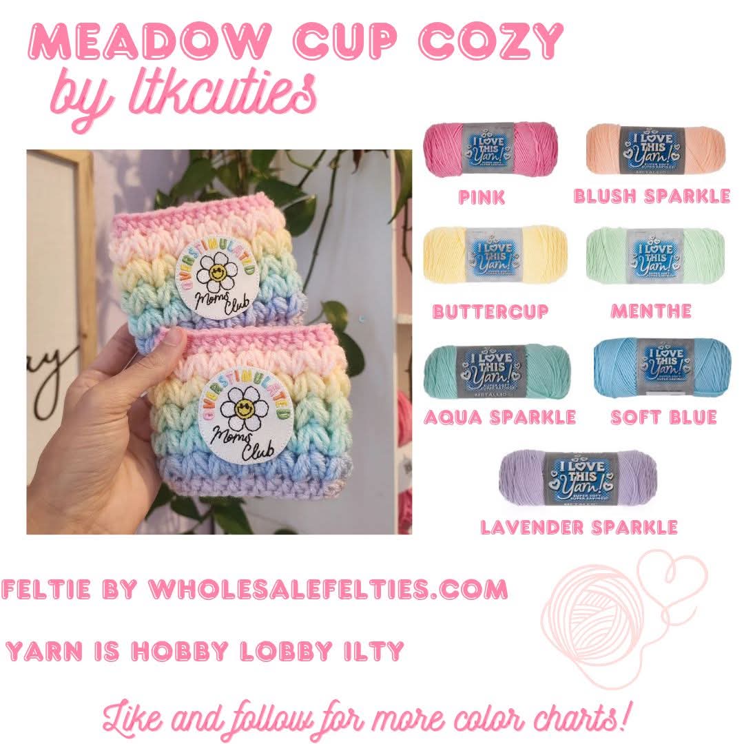 Cup Cozy Color Chart