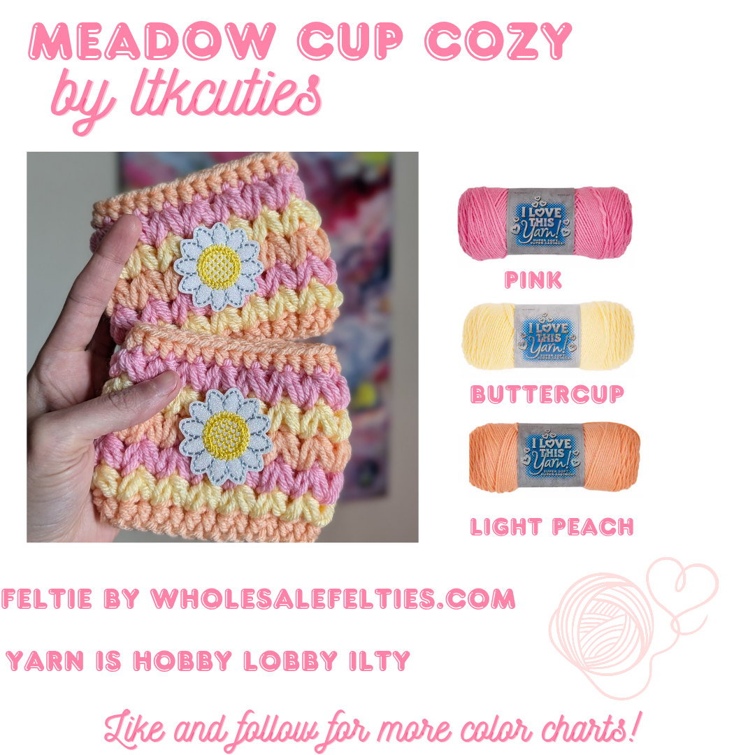 Cup Cozy Color Chart