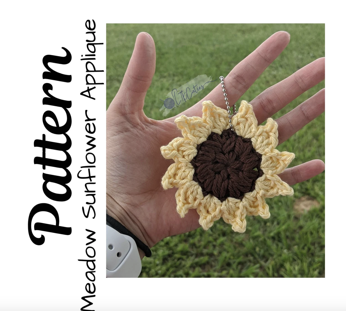 Tiny Meadow Sunflower Applique